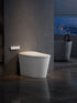 Bazyths Smart Toilet with Built-in Tank & Bidet, Auto Open/Close, Foot Touch Flush, Dryer, Heated Seat, Dual Flushes, Elongated One-Piece Design, ZYR1